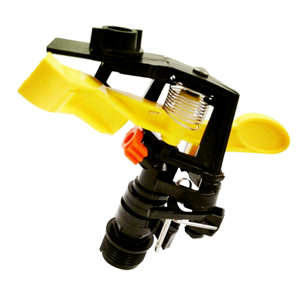 2x 3/4 "DN20 Plastic Sprinkler Head Adjustable Nozzle Lawn Irrigation Supplies