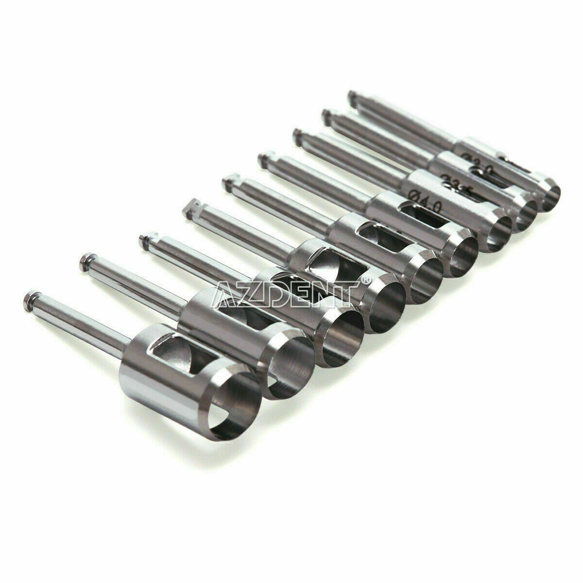 9PCS Dental Implant Tissue Punch Stainless steel Surgical Instrument Autoclavabl