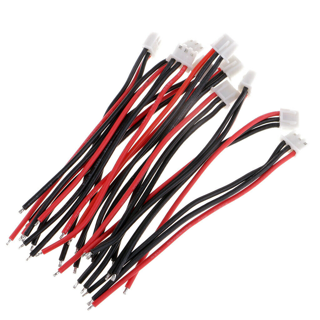 30Pcs JST-XH Connector Silicone Balance Cable for Lipo Lithium Battery