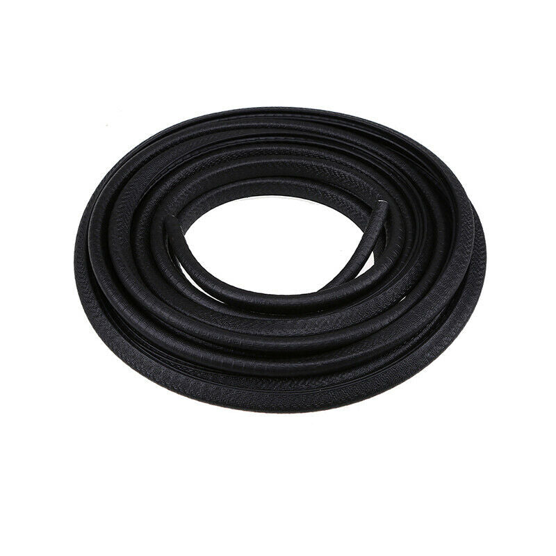 4.5m Car Door Edge Trim Molding Rubber Seal Strip Scratch Protector Decor Black