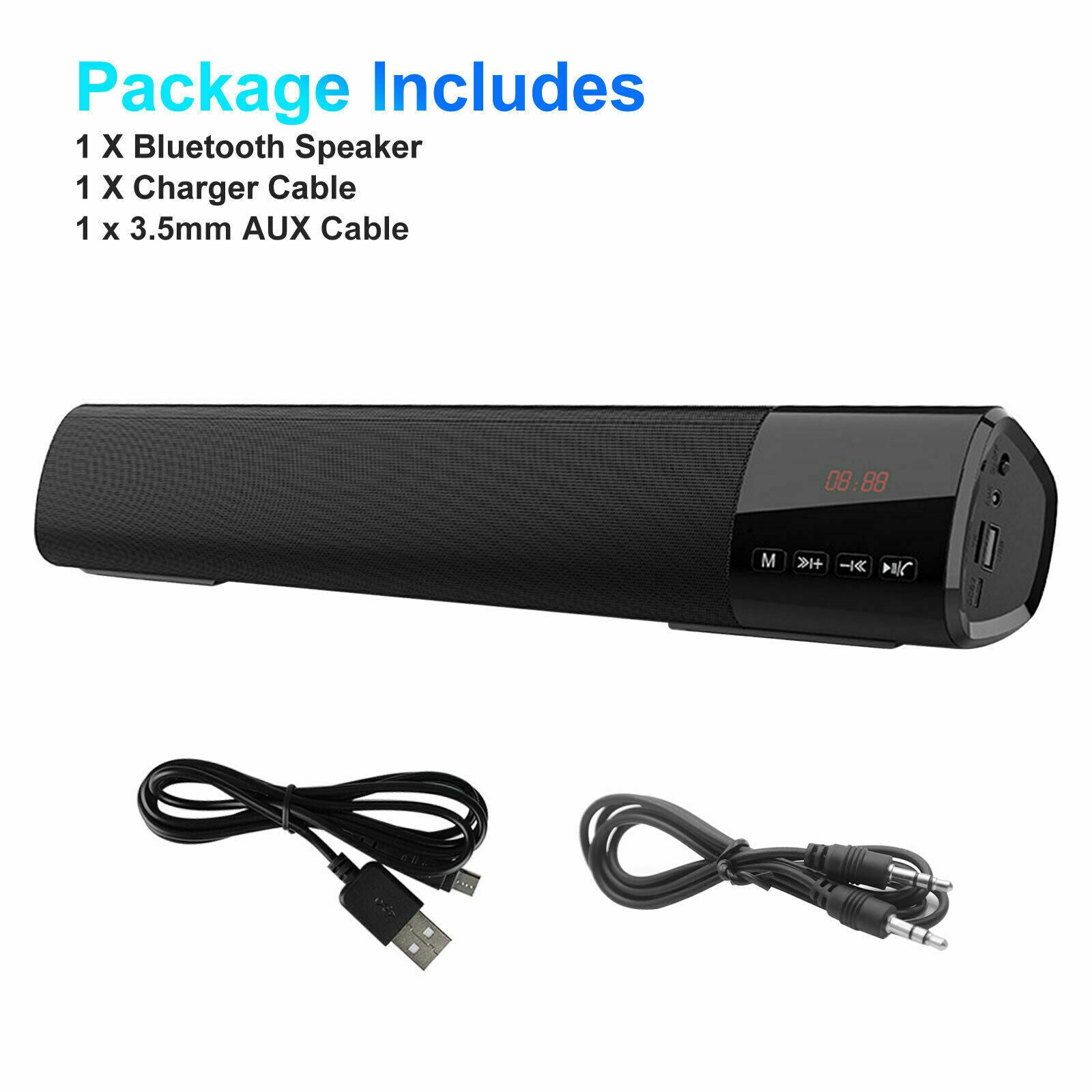 Sound Bar TV Soundbar Wired & Bluetooth Wireless HomeTheater TV Stereo Speaker