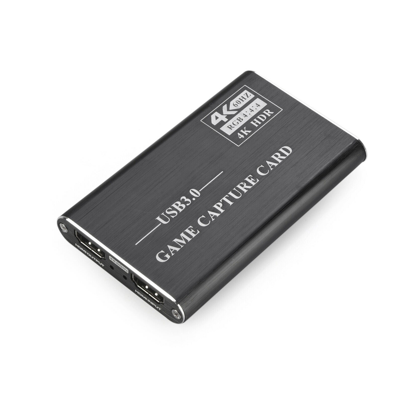 4K HDM to CAB 3.0 Game Video Capture Box Dongle 60fps HD Video Recorder Gray
