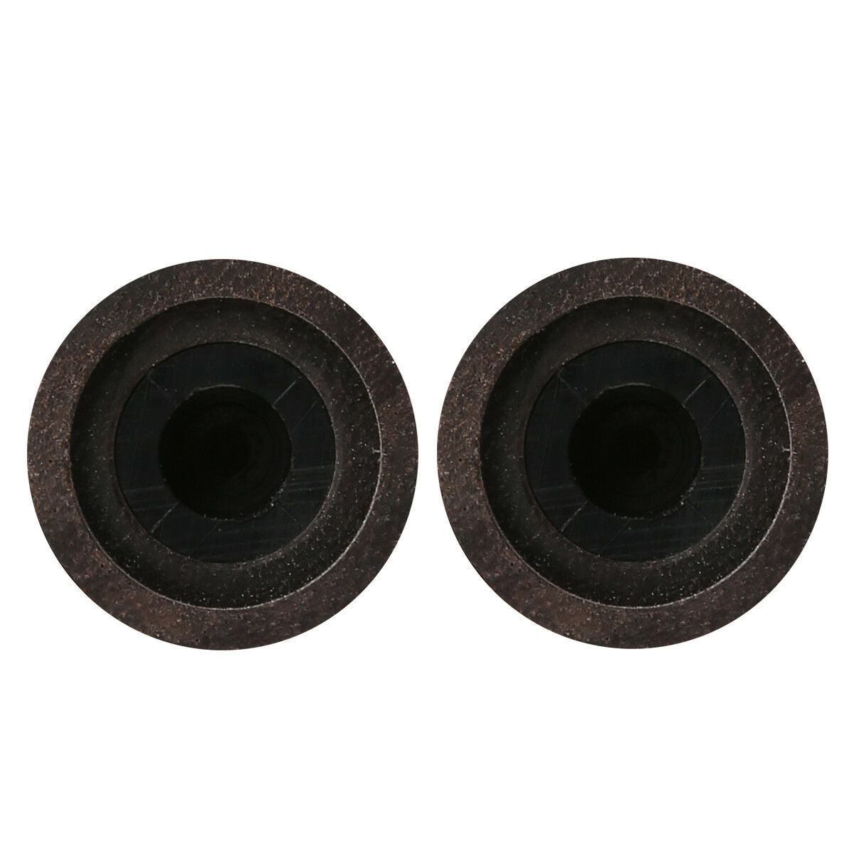 2xRose Wood Tele Style Flat Top Dome Knobs Guitar Bass Wood Barrel Knobs