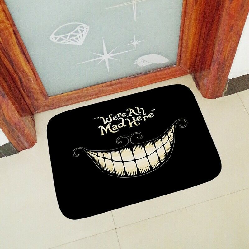 40X60cm We'Re All Mad Here Printed Doormat Floor Mat Home Creative Mat Super SK1