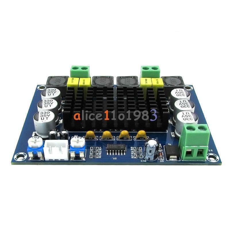 12V-24V TPA3116 D2 120W+120W Dual-channel Stereo Digital Audio Power Amplifier