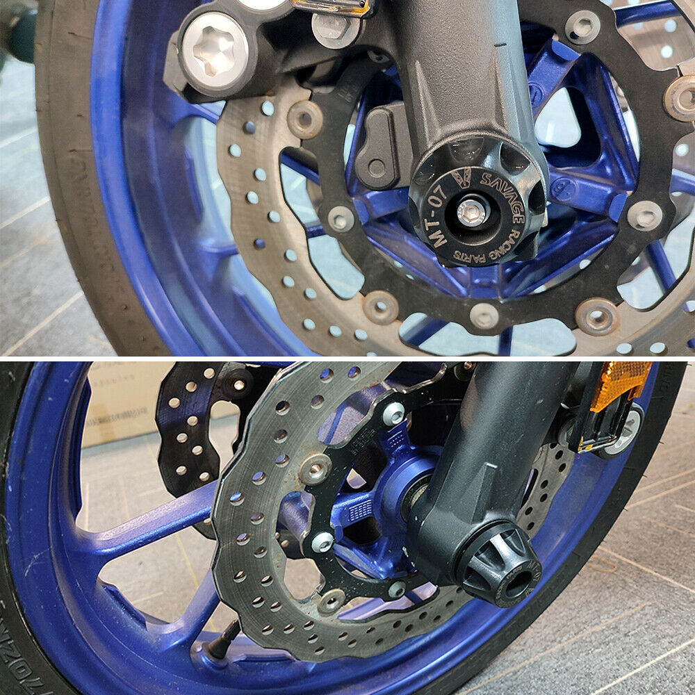 Front Wheel Fork Slider Protector For YAMAHA MT-07 FZ07 XSR700 Tracer 700/GT