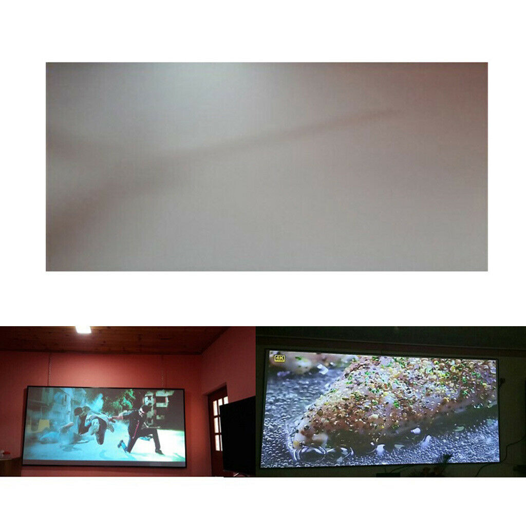 Waterproof Lightweight Easy to Use Folding Projection Screen f/ Meeting Home