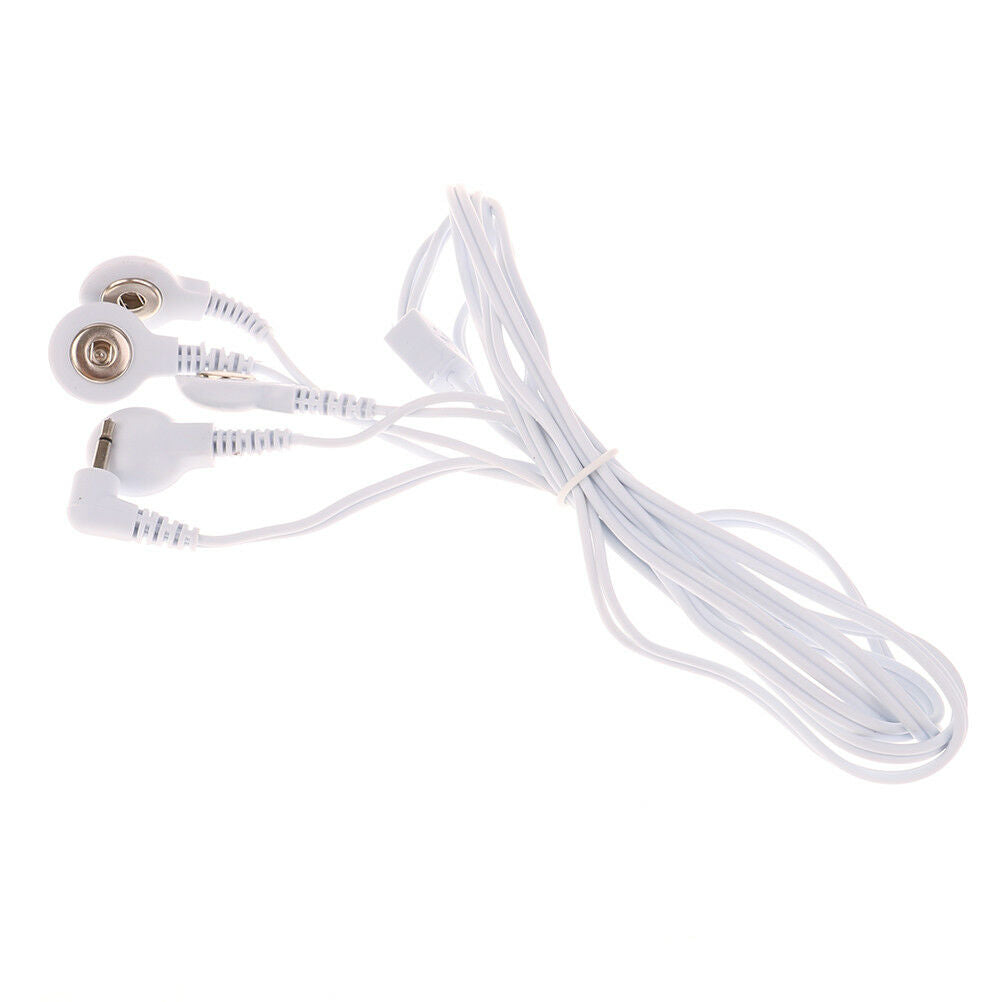 Electrode Lead Wire Machine Massager Electrode Wire Plug 3.55mm 4-Wa.l8