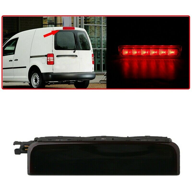 Smoked Black Lens High Level Rear Brake Stop Light Lamp for - Caddy MK3 04-15 P8