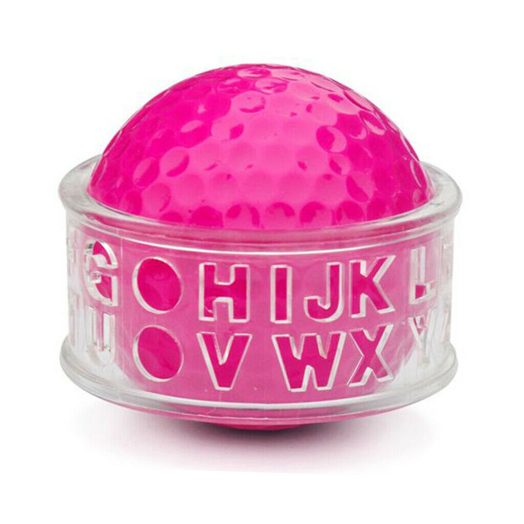 Golf Ball Letters Alphabet Marker Sport Transparent Accessory