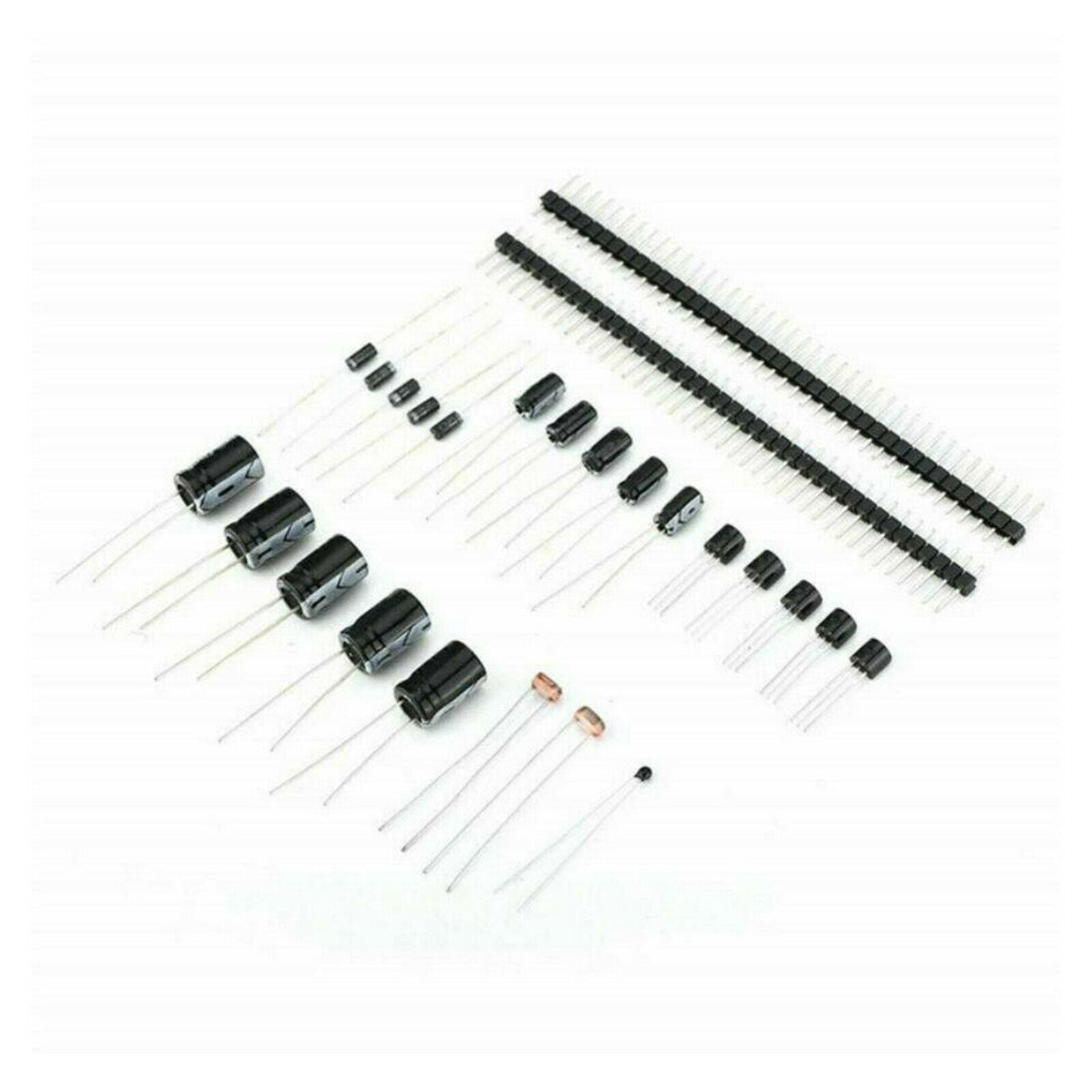 LED Buzzer Resistor Transistor Assembly with Test Board