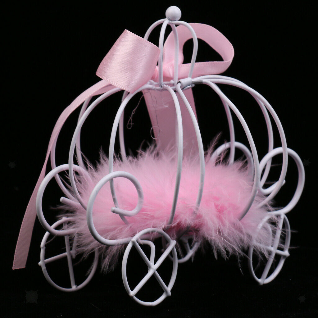 Princess Pink Carriage Candy Box for Christams Party Sweets