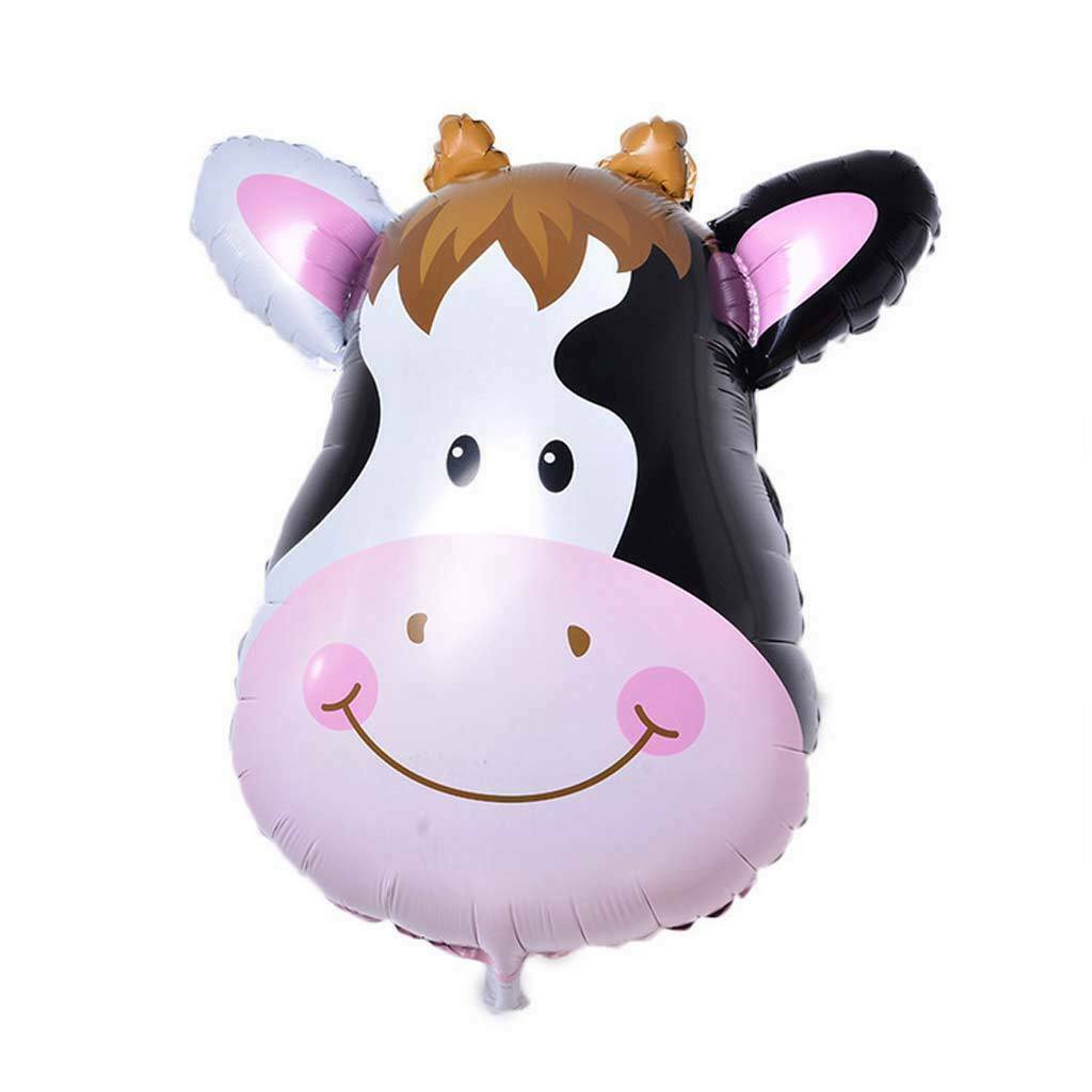Blesiya   6pcs   Zoo   Animal   Head   Foil   Balloons   Baby   Shower   Kids