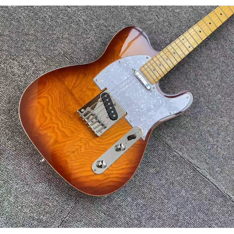 Fine Unfinished Guitar Body Polished Maple fits for TL-T02 Guitar Parts