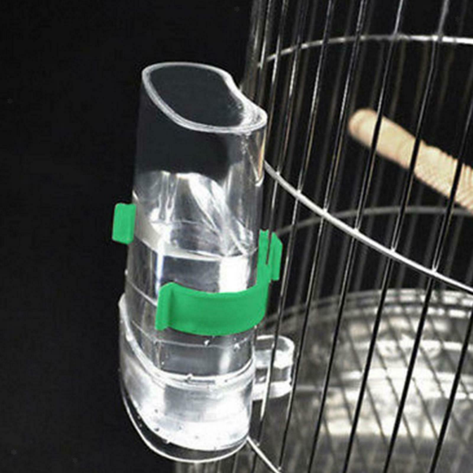 Bird Water Dispenser Hanging Cage Outside Small Animal Foods Bowl Feeder Drinker