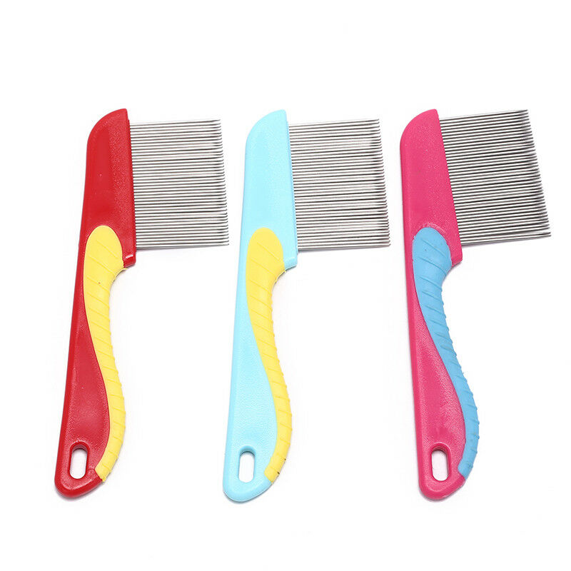 dogs cats hair removal comb stainless steel lice comb lice flea nit hair c.l8