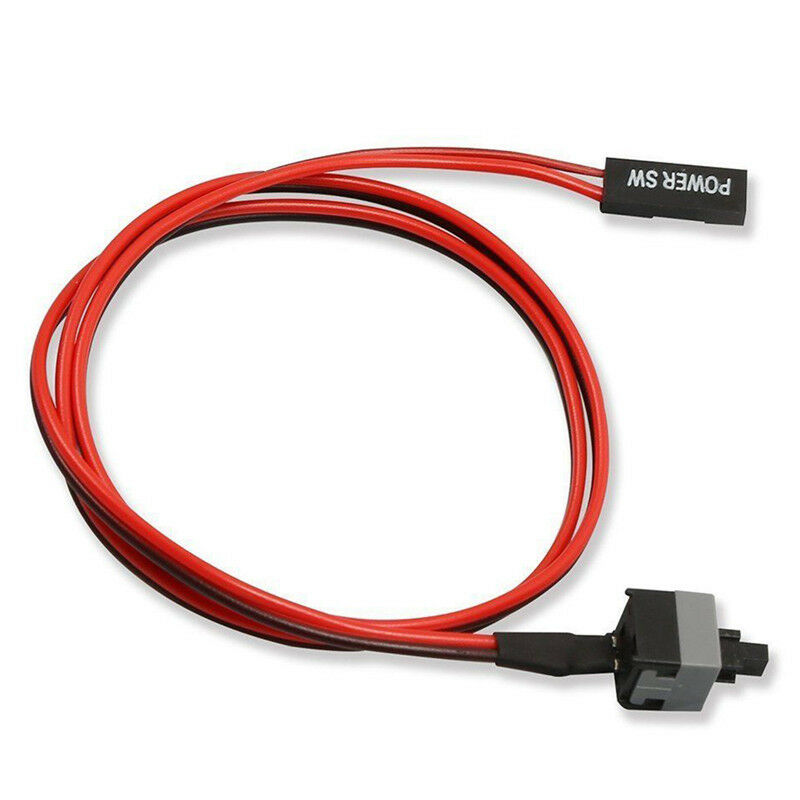 5PCS 50cm 2 Pin SW PC Power Cable On/Off Push Button MDX Computer Switch W.l8