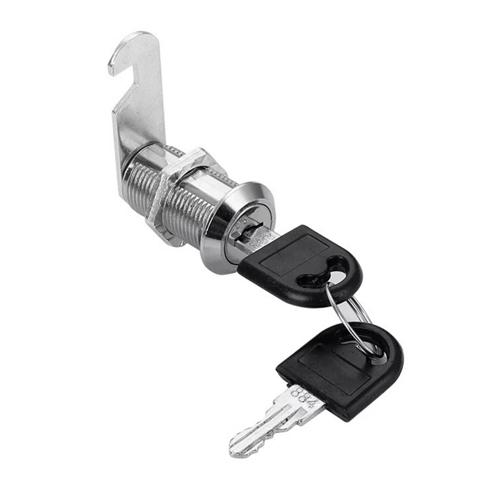 2X 4x Chrome-Finish Cam Lock Set Secure Cabinet Drawer Dresser RV Mailbox Locks