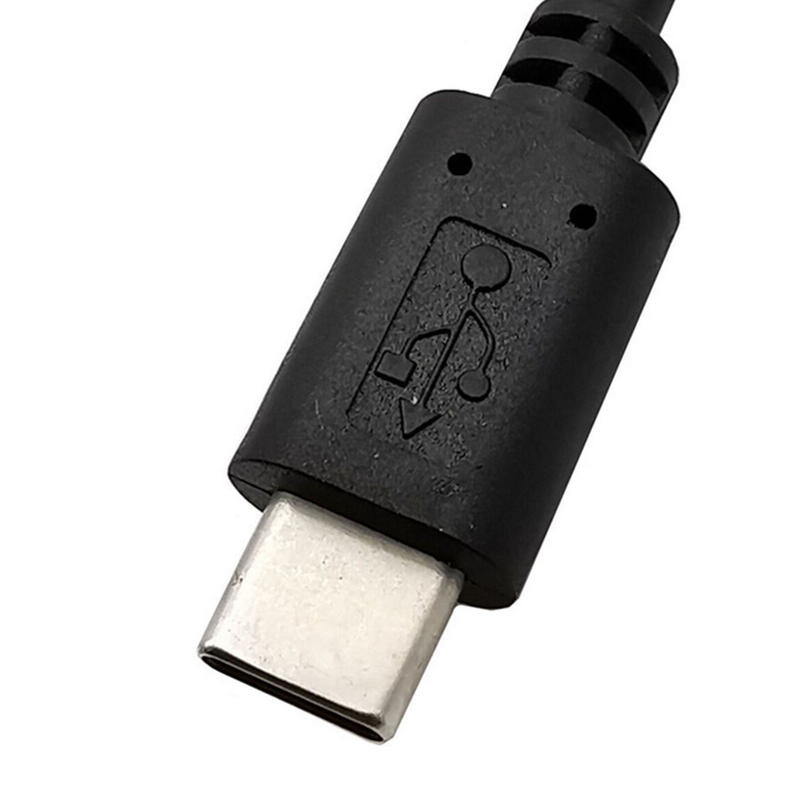 Type C USB 3.1 Angled Male to 2 Female Extension Data Charger Cable Y Splitter