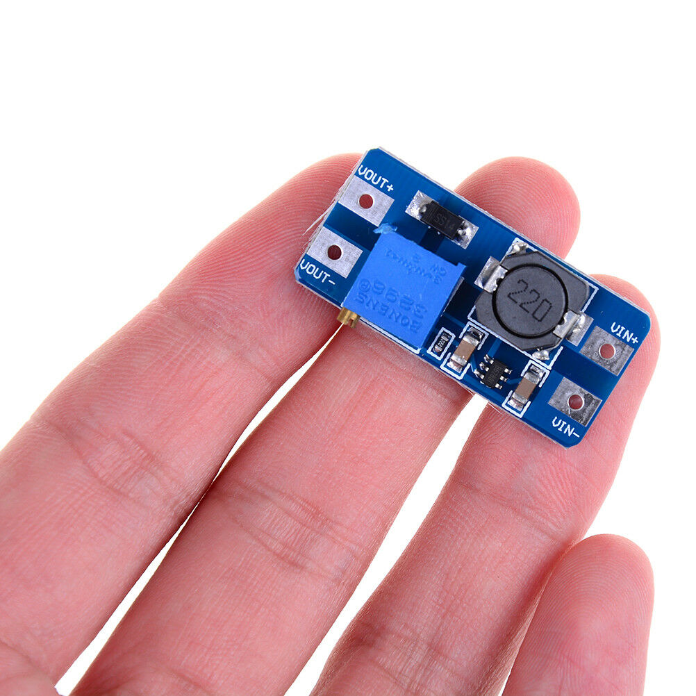 3Pcs dc-dc 5v/9v/12v/28v boost converter adjustable step up power supply mod Re