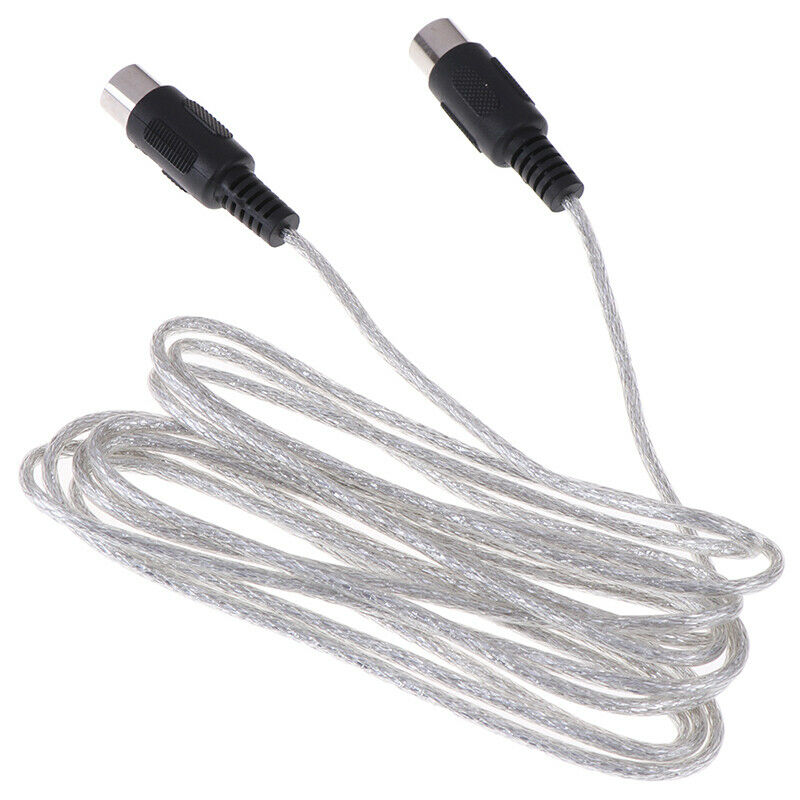 1Pc 10ft MIDI Extension Cable Male To Male 5Pin Plug Connector Instrument To TL