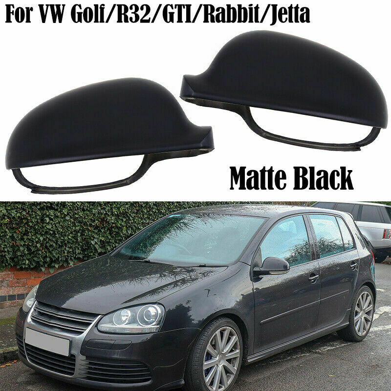 Pair Rear ViewÂ Mirror Covers Fit Volkswagen Golf/R32/GTI/Rabbit 2006-2009