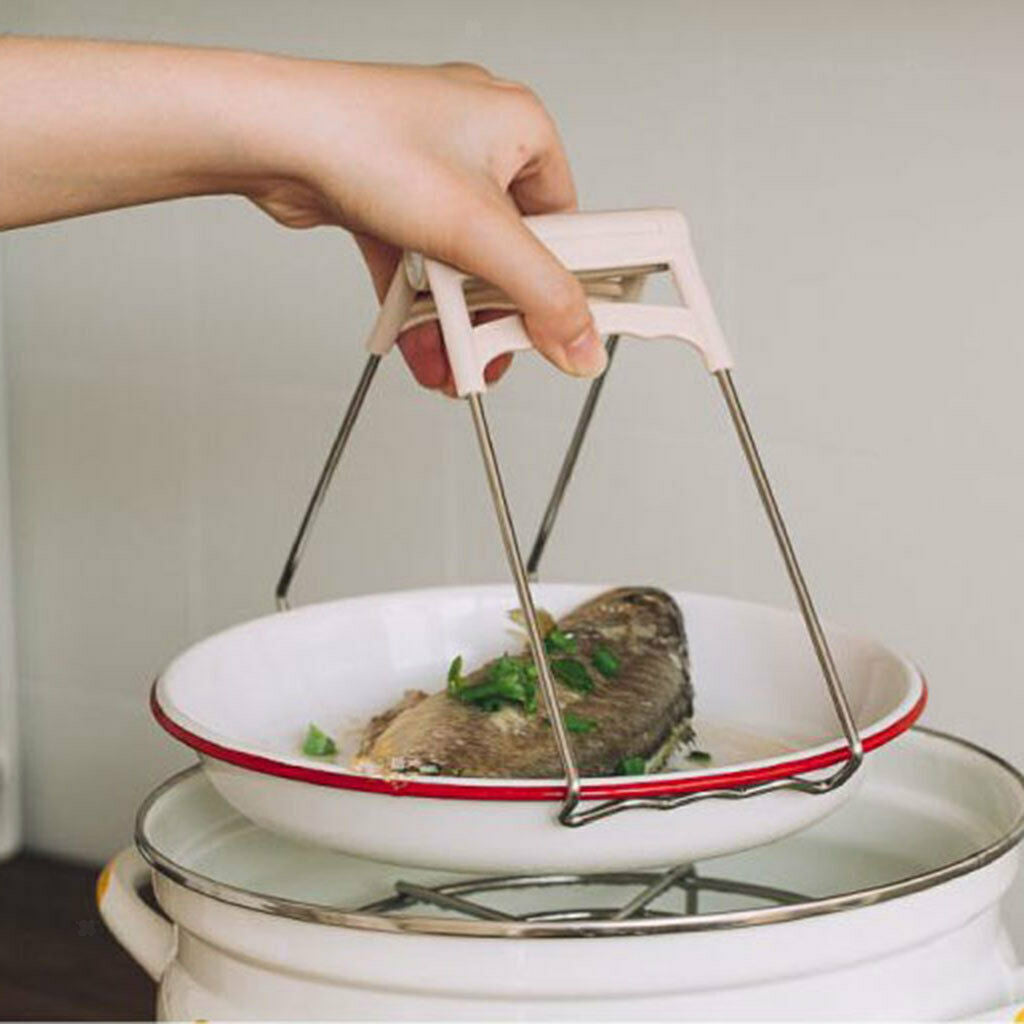 Kitchen Clamps Gripper Bowl Retriever Clip Hand Burns For Pots Crockery Holder
