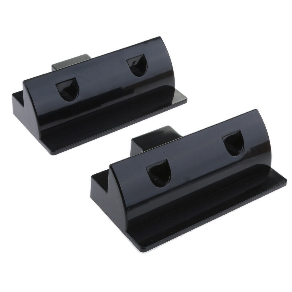 Solar Panel Short Side Mounting Brackets /Mounts for Motorhome Boat Black