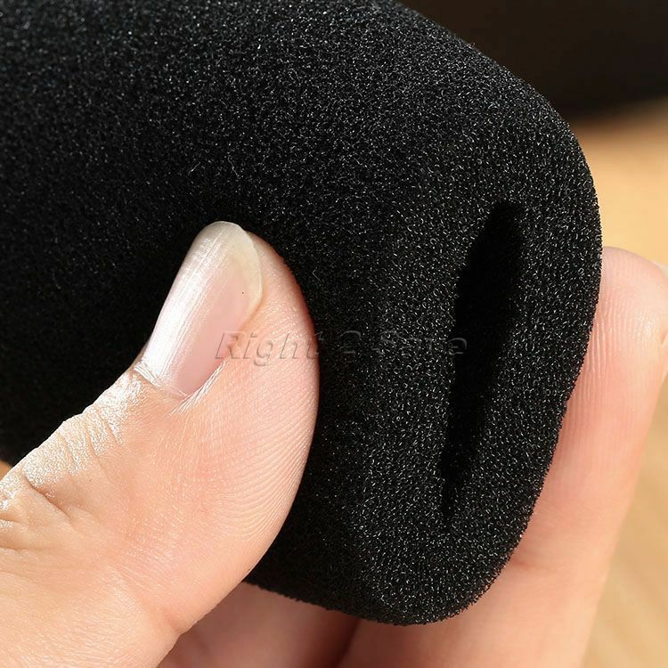 1x 12.5cm 4.92" Mic Microphone Windscreen Windshield Sponge Foam Shotgun Cover