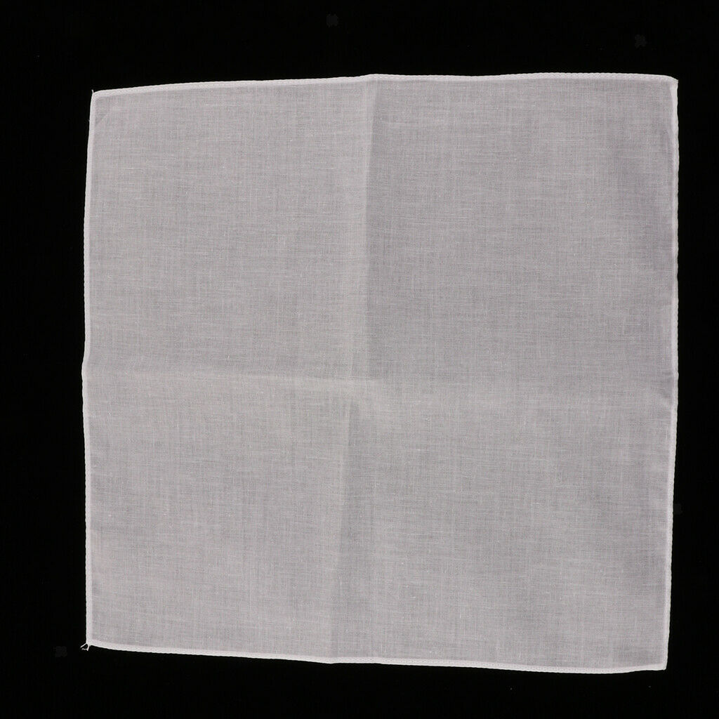 10Pack Mens Handkerchiefs 100% Cotton Classic Hankies