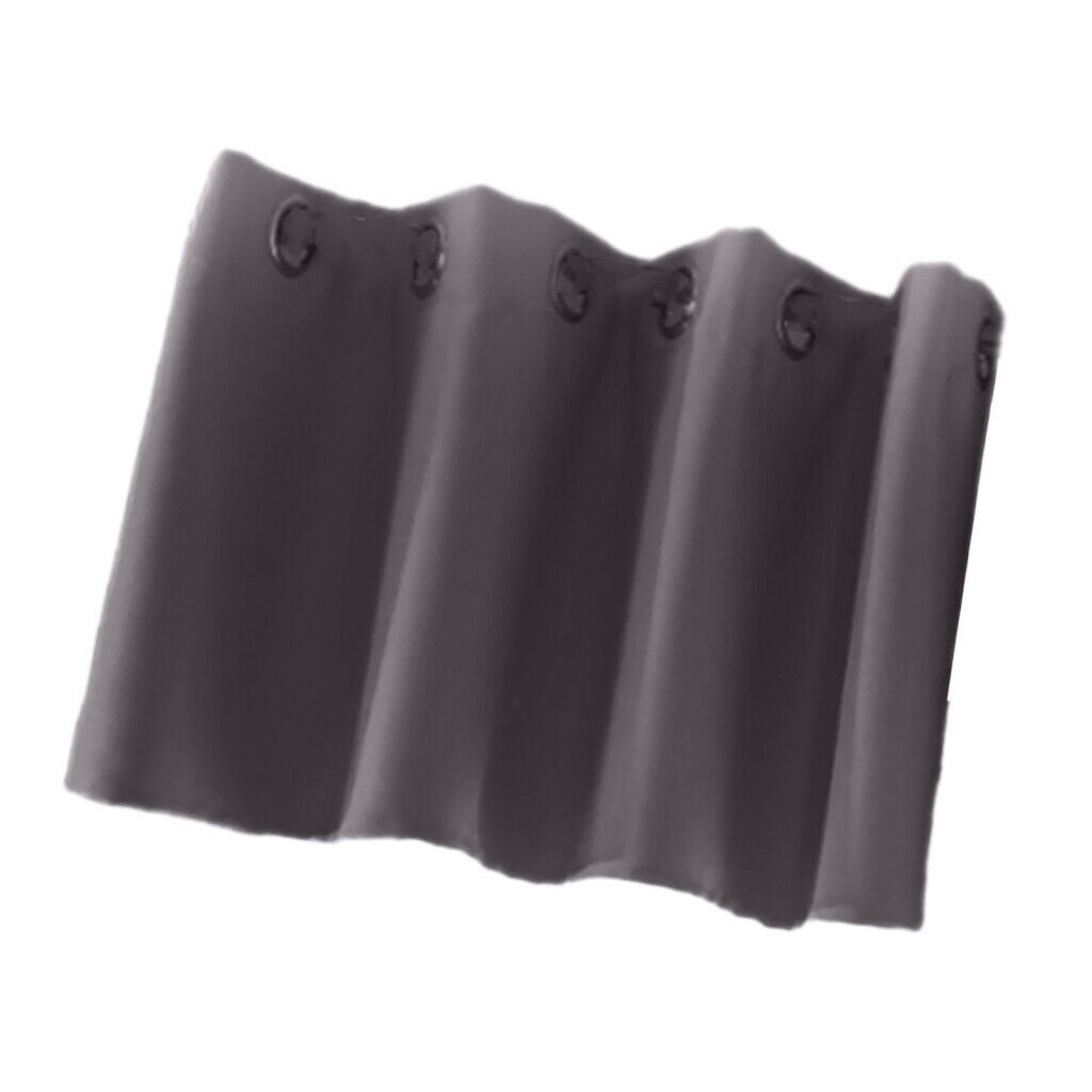 Solid Colored Short Valance Curtains Kitchen Window Treatment Gray S
