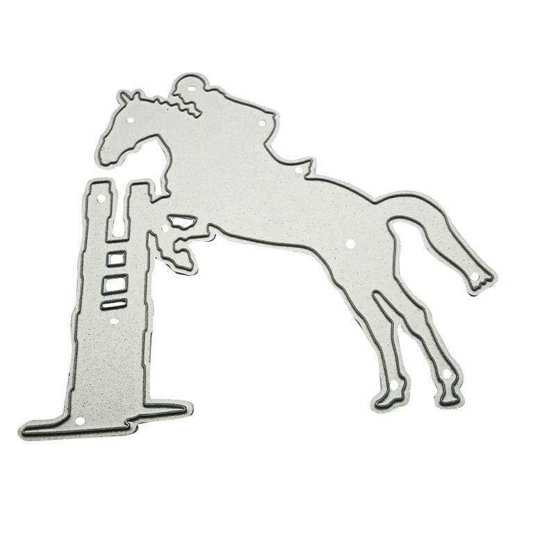 Horse Metal Cutting Dies Stencil DIY Scrapbooking Album Paper Card Template Mold