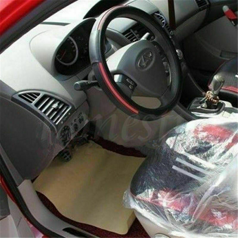 5pcs Universal Absorbent Kraft Paper Car Disposable Auto Floor Mats 40*52cm