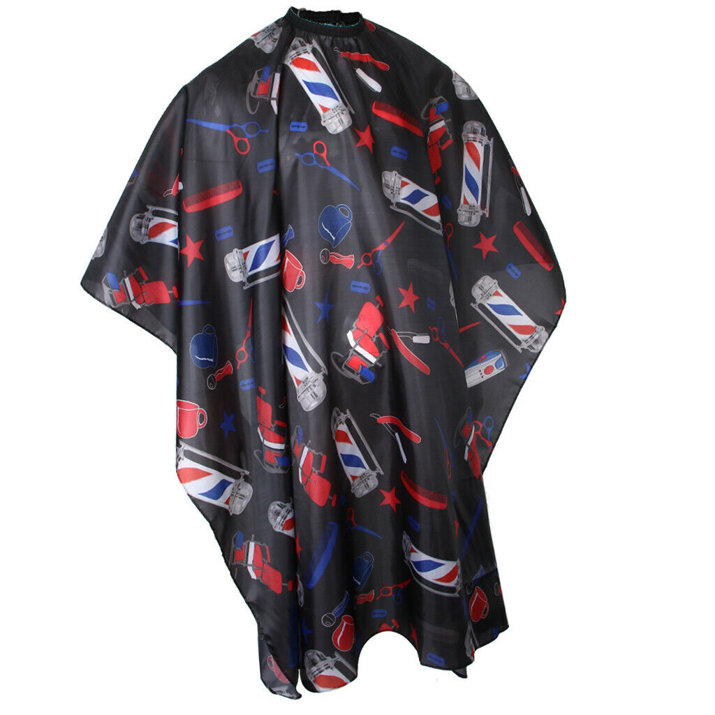 2Pcs Professional Haircut Cape Barber Gown Hairdresser Dyeing Apron Cloth