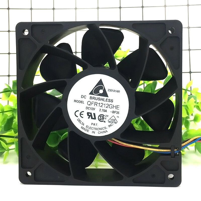 For 6000RPM Cooling Fan Replacement 4-pin Connector For Antminer Bitmain S7 S9