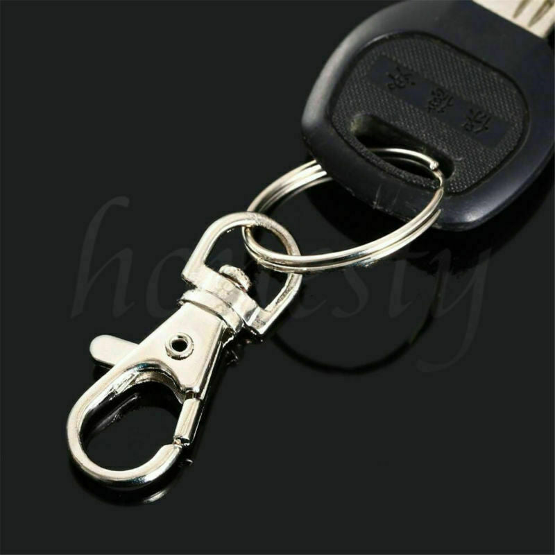 2pcs Ring Clips Lobster Clasps Trigger Snap Hook Bag Key Ring Keychain