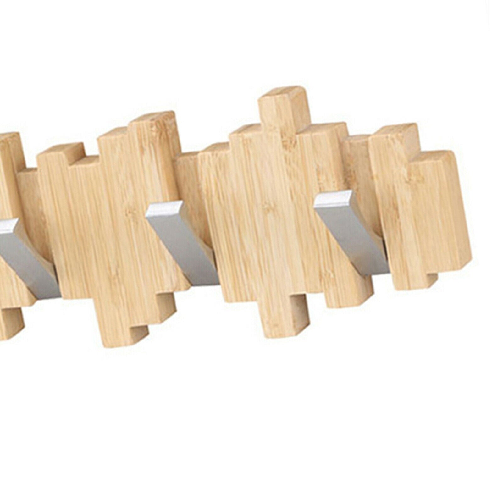 Wall Mounted Wall Coat Rack 5 Hooks for Coats Jackets Towel Hanger Classic