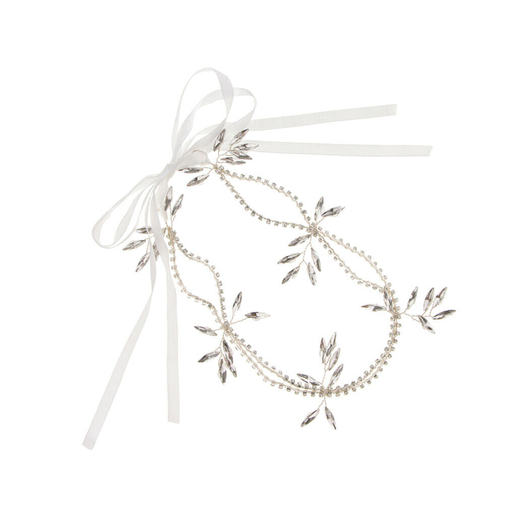 Bridal Rhinestone Hairband Wedding Bride Hair Accessory Party Prom Hairband
