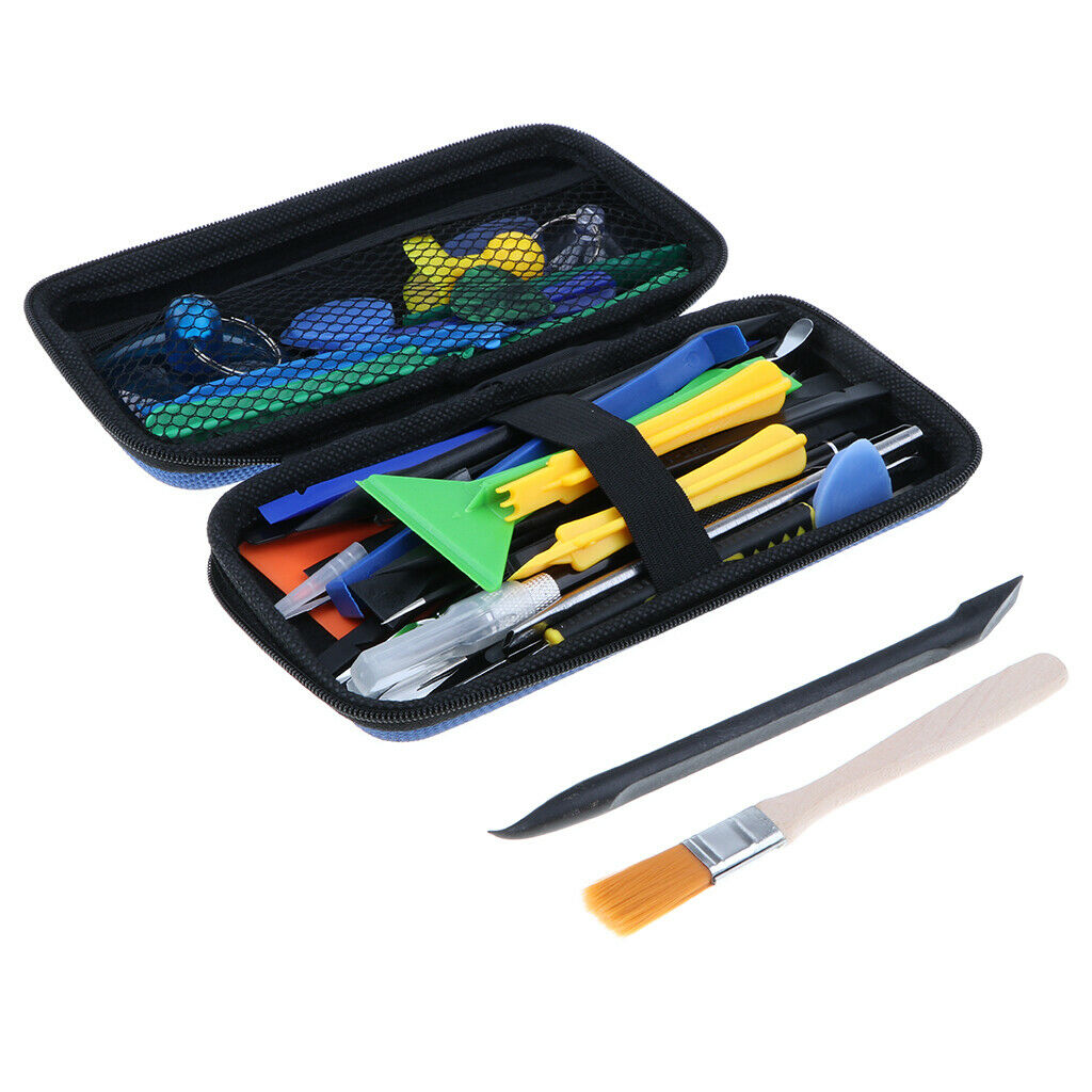 43 In 1 Safe Opening Pry Tool Repair Kit With Spudgers, Knifes, Tweezers,