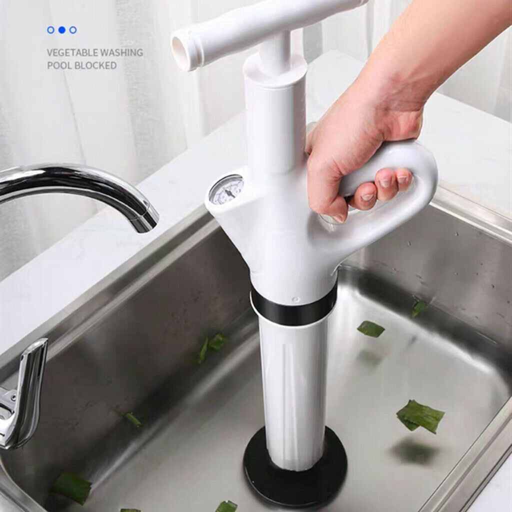 Bathroom Toilet Plunger Manual High Pressure Toilet Plunger Washing Plug Set