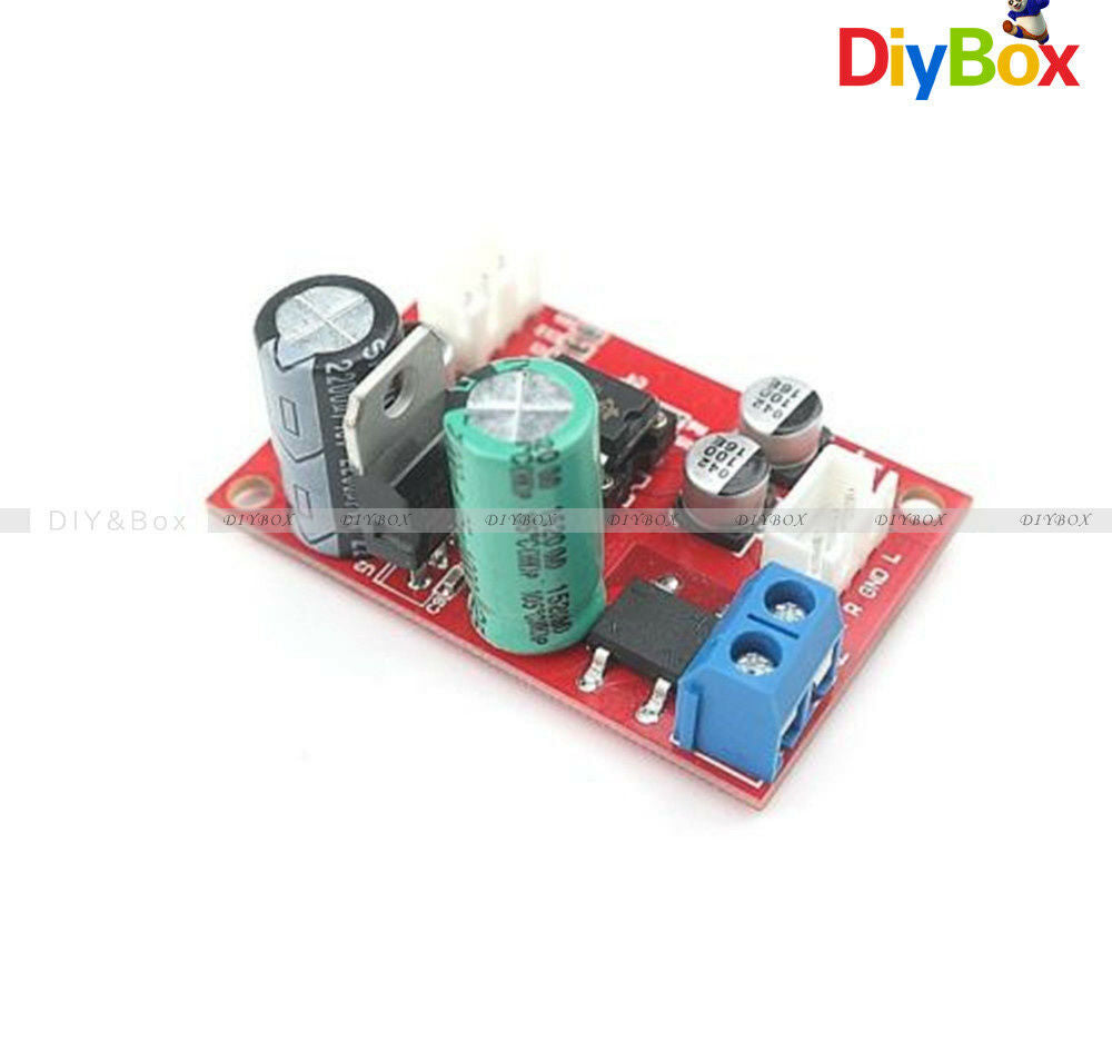 NE5532 Dynamic Microphone Stereo Preamp Amplifier Board DIY DC9-24V AC8-16V