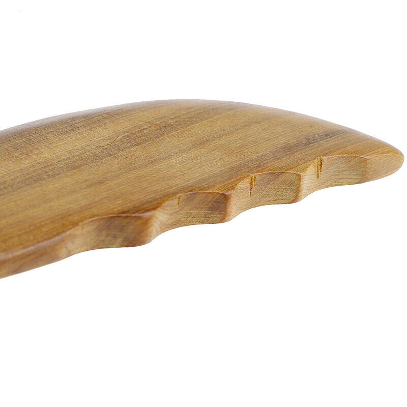 Wooden Gua-Sha Scraping Massage Board Trigger Stick Point Massager Acupunct DD