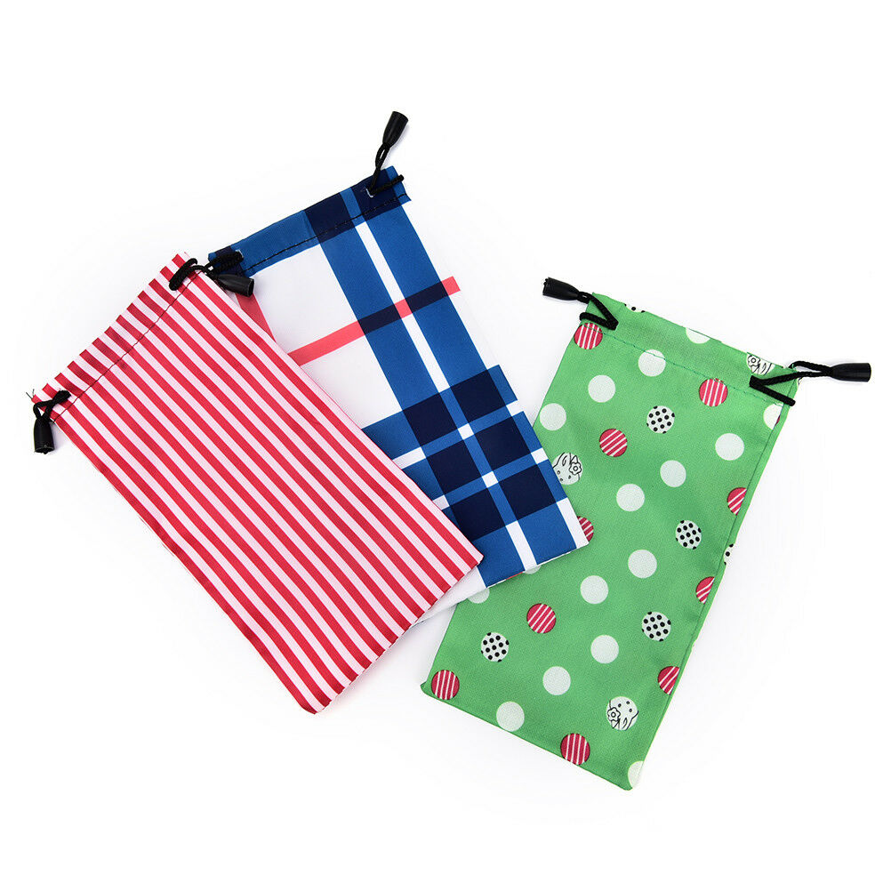 5 PCS Sunglasses Bag Pouch Soft Cloth Cleaning Optical Glasses Case Access.l8