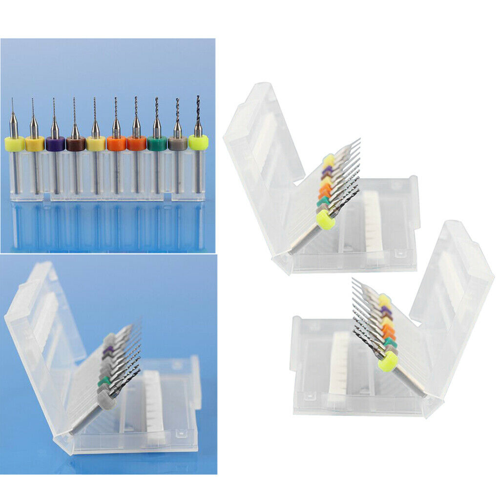 20 Pcs Pcb Drill Bits Carbide Micro Drill Bits, CNC Woodworking Tools