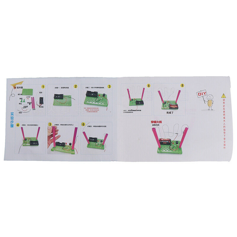 Kids Educational Science Toys Electric Keep Calm Crossing Game DIY Kit  LQ