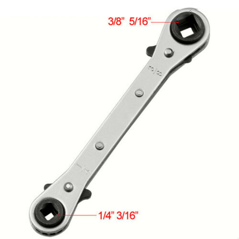 1/4" 3/8" 3/16" 5/16" Ratchet Square Wrench Equipment