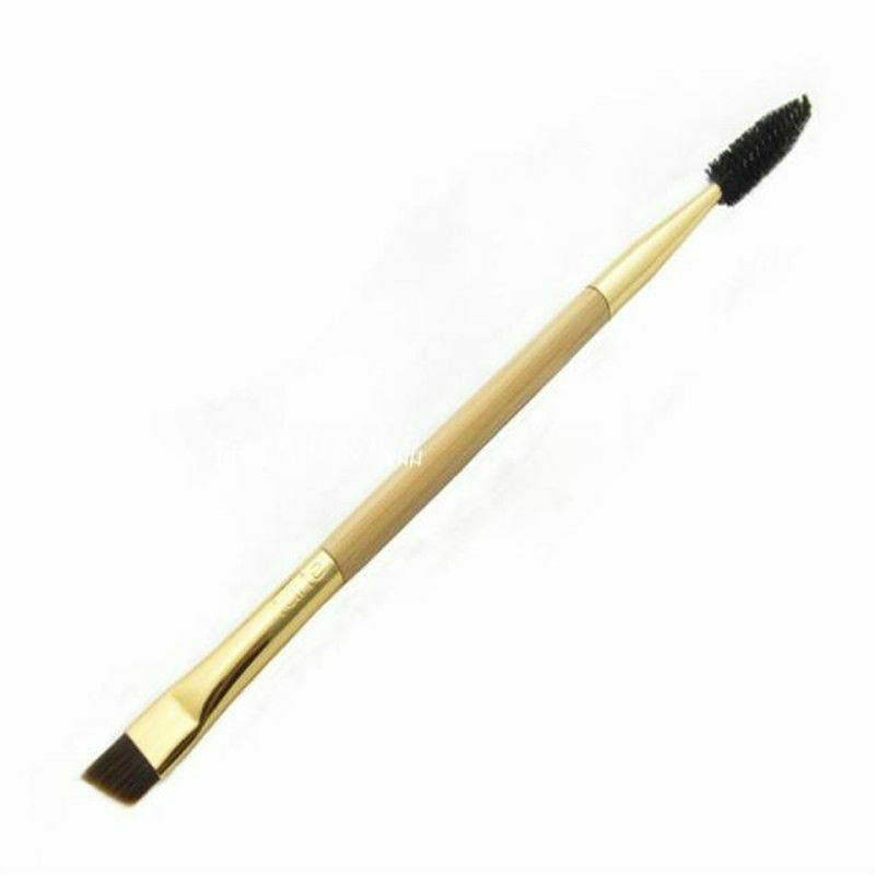 Eyebrow Double Ended Flat Angled Eyeliner Brush + Eyebrow Comb Make up Brushes