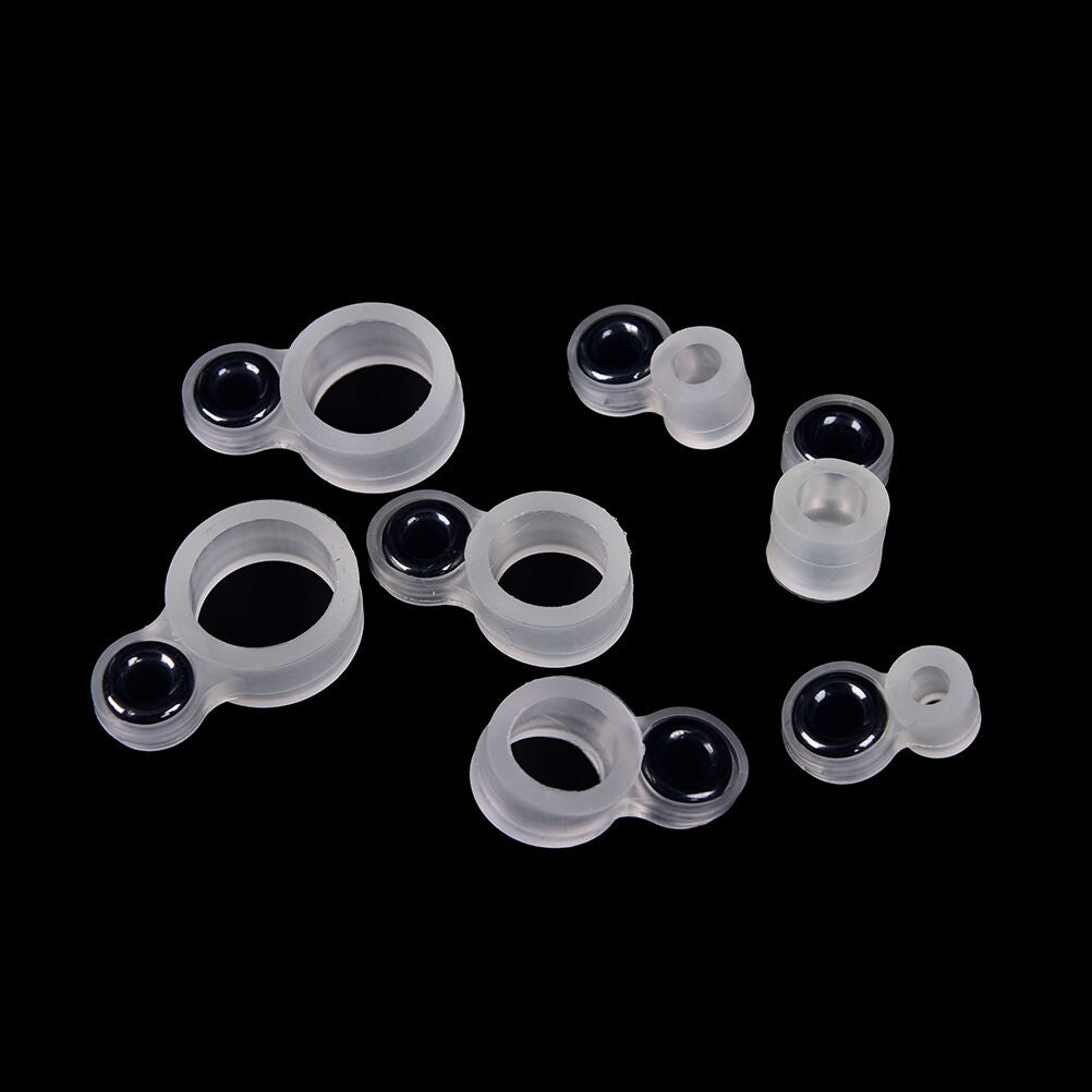 14x fishing rod wire ring fishing line guide ring silicone different size1.l8