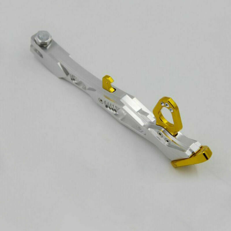 Golden Aluminium alloy Motorcycles Sport Bikes Side Stand Prevents Slip