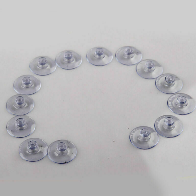 10Pcs 20mm Mini Clear Suction Cup Suckers For Wall Window Bathroom Kitchen Acc
